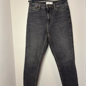 Topshop Dark Gray Denim Jeans